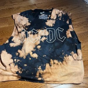 AC/DC bleached tank top